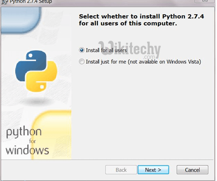  install python